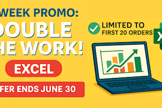 create professional excel spreadsheets, chart, formula, vba