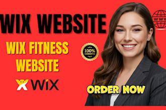 do wix fitness website design gym yoga personal trainer wix studio development