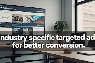 design adwords and adroll banner sets tailored to your industry