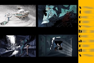 storyboard for film, animation, commercials
