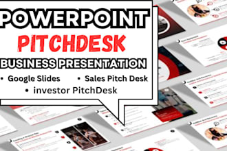design investor pitch deck powerpoint presentation google slide for business
