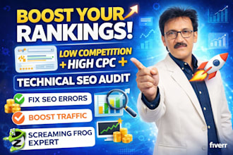 do SEO keyword research for low competition niches and competitor analysis