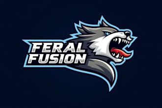 design wolf mascot logo within 1 day