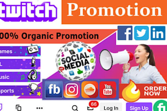 do organic swift twitch promotion to bring active followers and views
