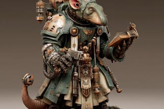 paint warhammer 40k character and creature