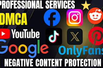 takedown delete remove harassing defamatory harmful negative posts social media