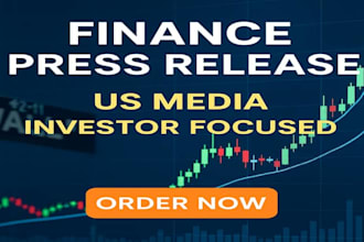 create and publish investor focused finance press release