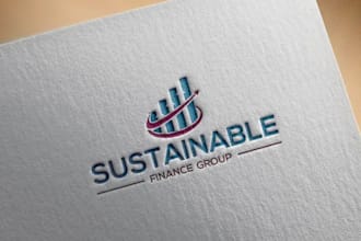 professional finance logo design for banks, firms and fintech brands