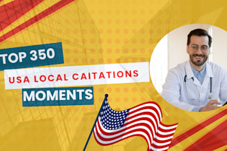 creat top 350 USA local citations