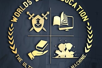 custom education logo design for schools, tutors and learning platforms