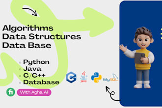 do data structures and algorithms, java, python programming, c, sql database