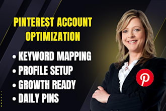 manage, grow, optimize and do pinterest marketing marketing, pins and boards