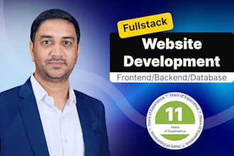 provide full stack website development services