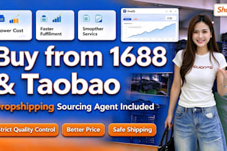 do 1688 sourcing and taobao agent, dropshipping agent shopify