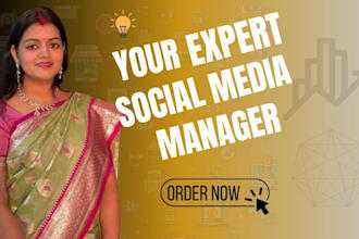 be your  digital marketing expert and social media manager