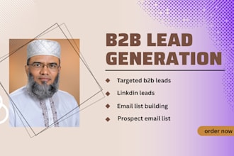 do targeted b2b lead generation and collect verified emails