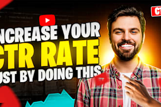 design amazing thumbnail for you