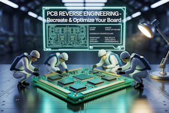 do reverse engineering and pcb schematic designing for you