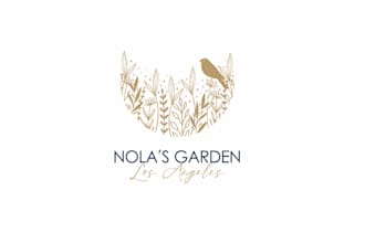 design elegant botanical inspired subtle cat touch logo