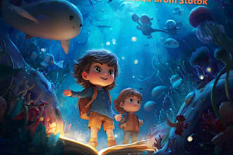 design children story book illustrations and covers