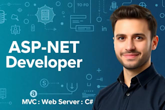 develop asp dotnet core web api mvc or blazor application
