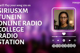 play your song 10x on siriusxm tunein online radio college radio station