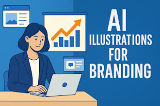create ai generated illustrations for your brand