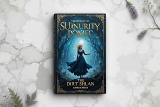 design premium fantasy and horror book cover art