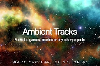 make ambient music for you, no ai