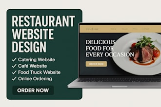 design restaurant website catering website restaurant lead social media ads
