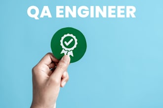 do QA manual testing on website mobile app API