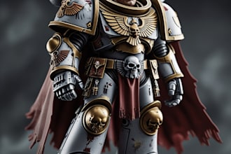 3d model warhammer 40k character for you