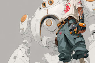 making anime, mecha, pop art ,fan art and original character