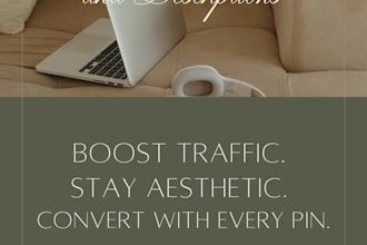 write aesthetic and SEO rich pinterest board titles and descriptions