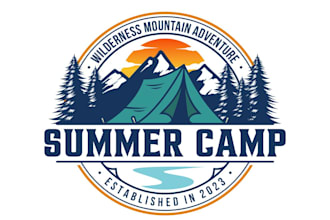 design a proffesional summer camp logo