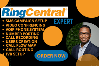 sutup and optimize ringcentral dial pad 8by8 3cx phone system voip support ivr