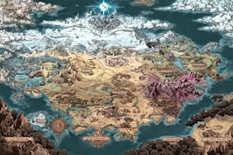 create a fantasy map that fits your imagination