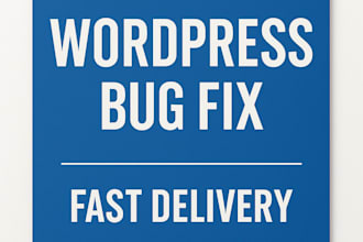fix any wordpress issue, elementor problem or bug