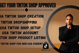 create USA tiktok shop setup tiktok shop USA tiktok shop business representative