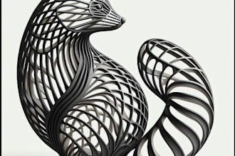 repair, edit custom 3d lattice model, stl file, engineering drawing
