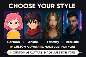 make eye catching ai avatars with custom styles