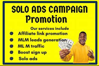 affiliate link promotion, CPA MLM  promotion with google ads campaign to get 5m