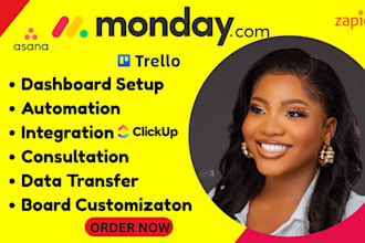 setup workflow monday com trello asana clickup a automation ghl crm integration