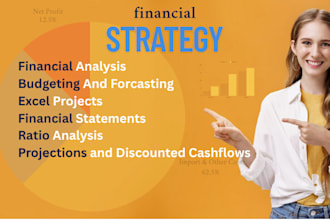 do financial modeling, financial analysis, budegeting reports and excel projects