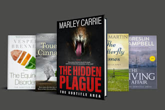 do original book cover design, non fiction book cover design in 24hrs