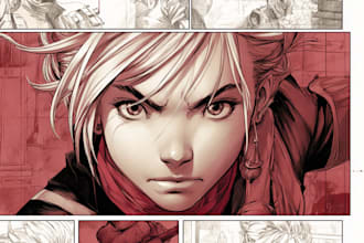 make comic book or cover