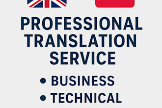 translate polish to english and english to polish professionally