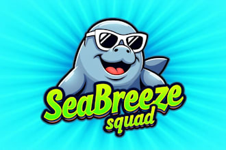 create sea seal mascot logo with unlimited revisions