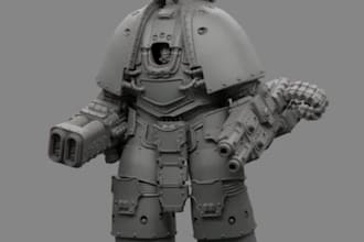 3d complex models,warhammer 40k miniatures,space marine rpg figures,machine stl