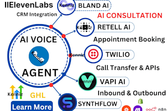 build autoresponder ai voice bot agent for cold calling with vapi and twilio SMS